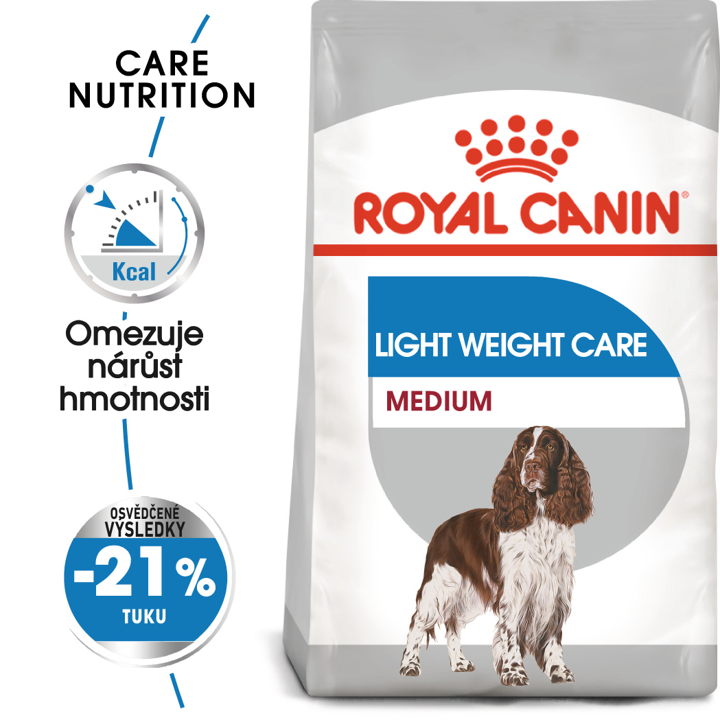 Royal Canin Medium Light Weight Care - dietní granule pro střední psy - 3kg