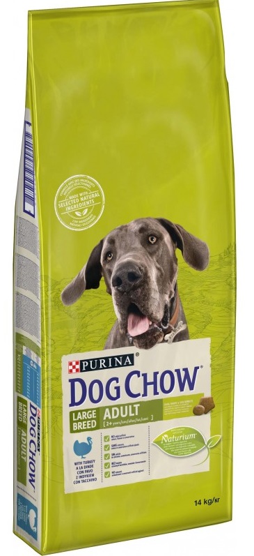 PURINA dog chow ADULT LARGE krůta - 14kg