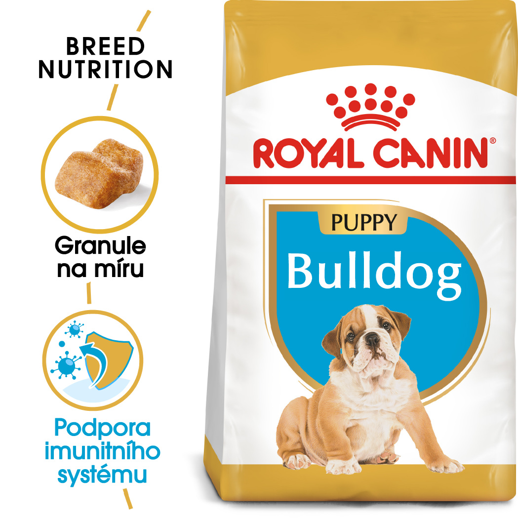 Royal Canin Bulldog Puppy - granule pro štěně buldoka - 12kg