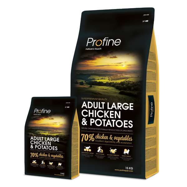 PROFINE ADULT LARGE CHICKEN/Potatoes - 15kg