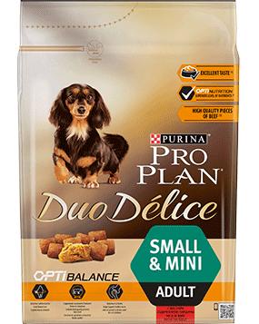 PROPLAN DUOdelice SMALL/MINI beef - 2,5kg