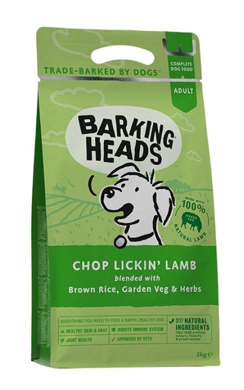 E-shop Barking Heads CHOP LICKIN´lamb - 12kg + mikroplyšová zelená deka
