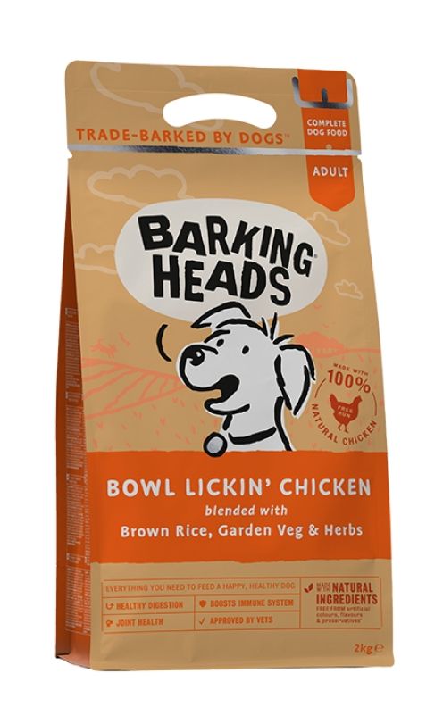 E-shop Barking Heads BOWL LICKIN chicken - 18kg + mikroplyšová zelená deka