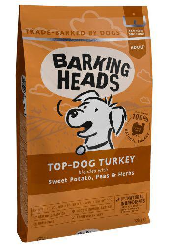 E-shop Barking Heads TOP dog TURKEY - 12kg + mikroplyšová zelená deka