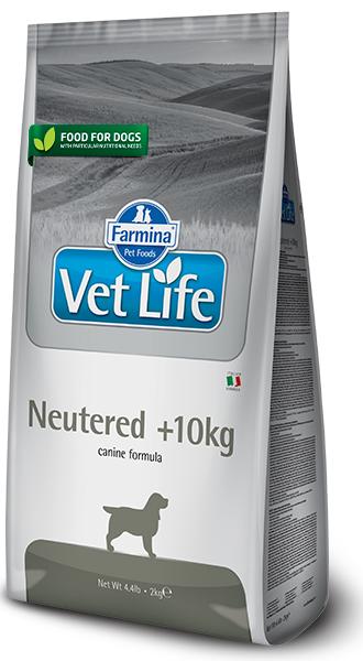 E-shop VET LIFE dog NEUTERED nad 10kg natural - 2kg