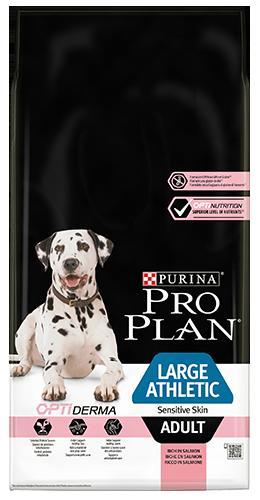 PROPLAN new ADULT LARGE athletic/SKIN - 14kg