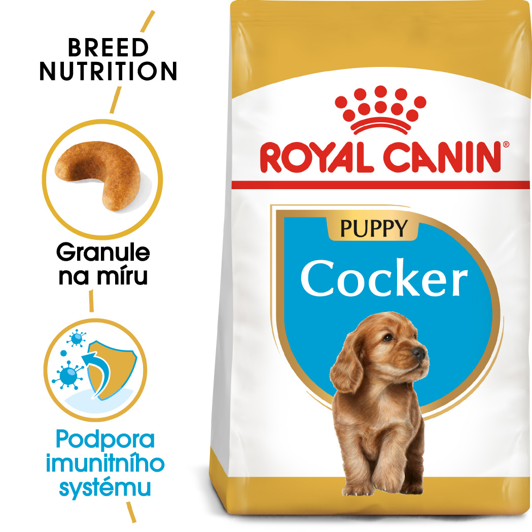 E-shop Royal Canin Cocker Puppy - granule pro štěně kokršpaněla - 3kg