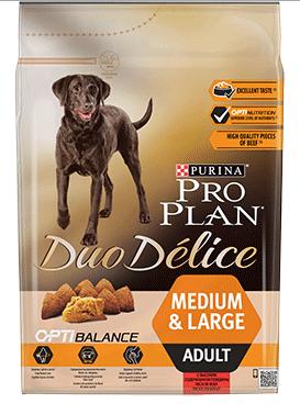 PROPLAN DUOdelice MEDIUM/LARGE beef - 10kg