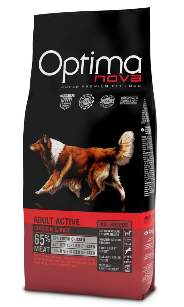 E-shop OPTIMAnova dog ADULT ACTIVE - 12kg