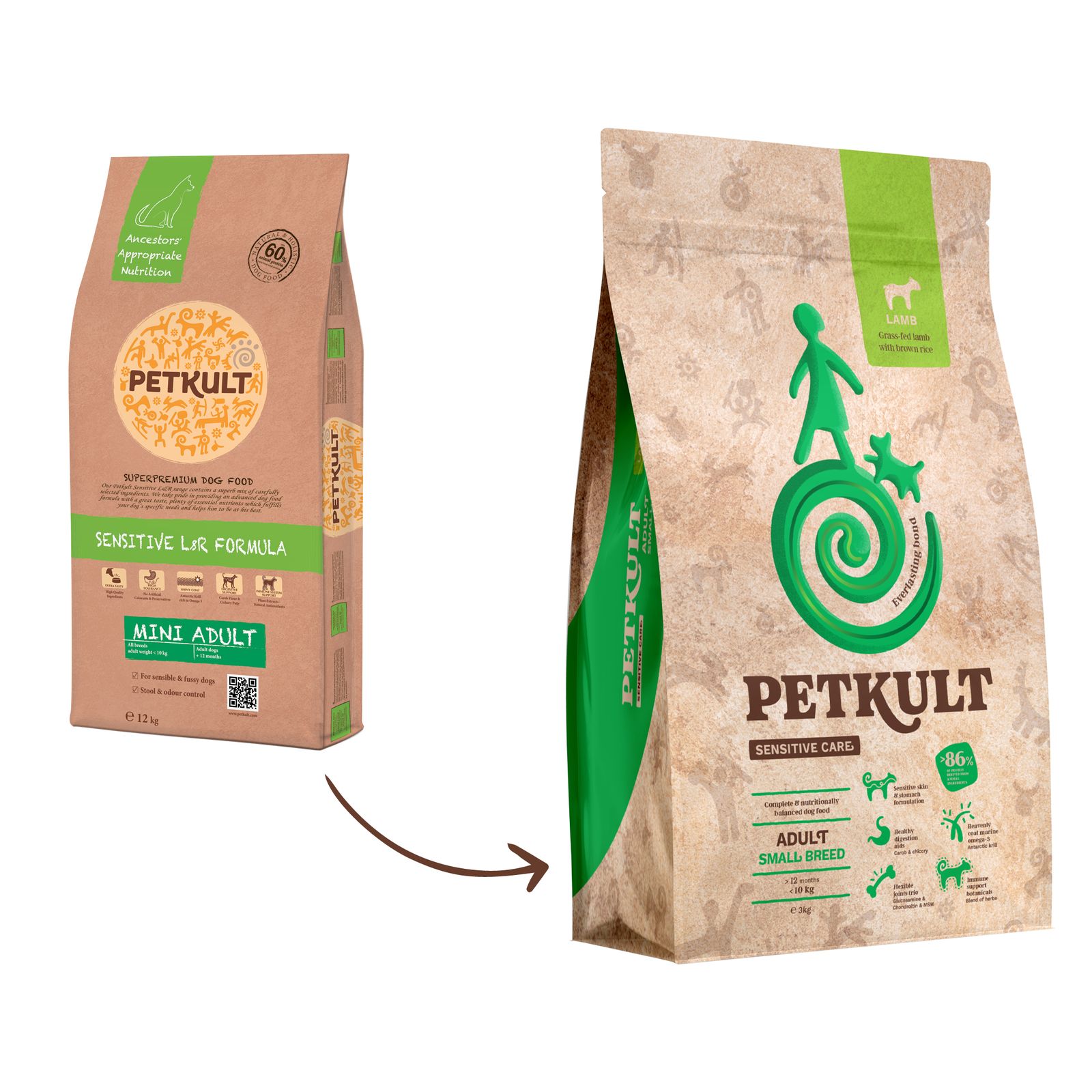 E-shop Petkult dog SMALL ADULT lamb/rice - 12kg