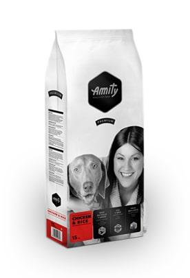 E-shop Amity premium dog CHICKEN/rice - 2 x 15kg