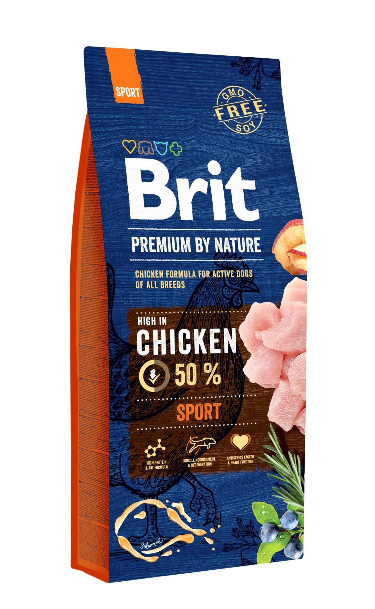 BRIT dog Premium By Nature SPORT - 2 x 15kg