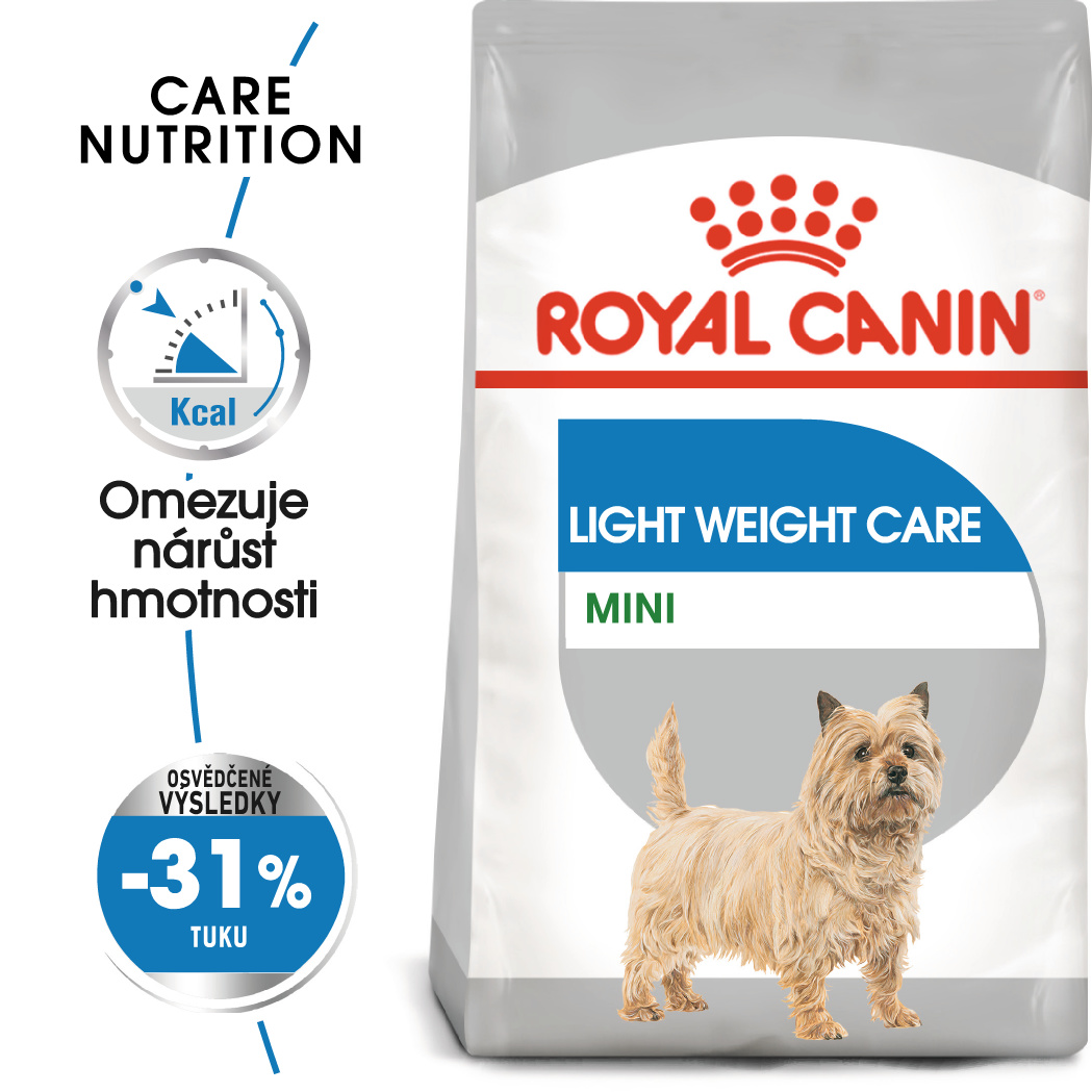 Royal Canin Mini Light Weight Care - dietní granule pro psy - 8kg