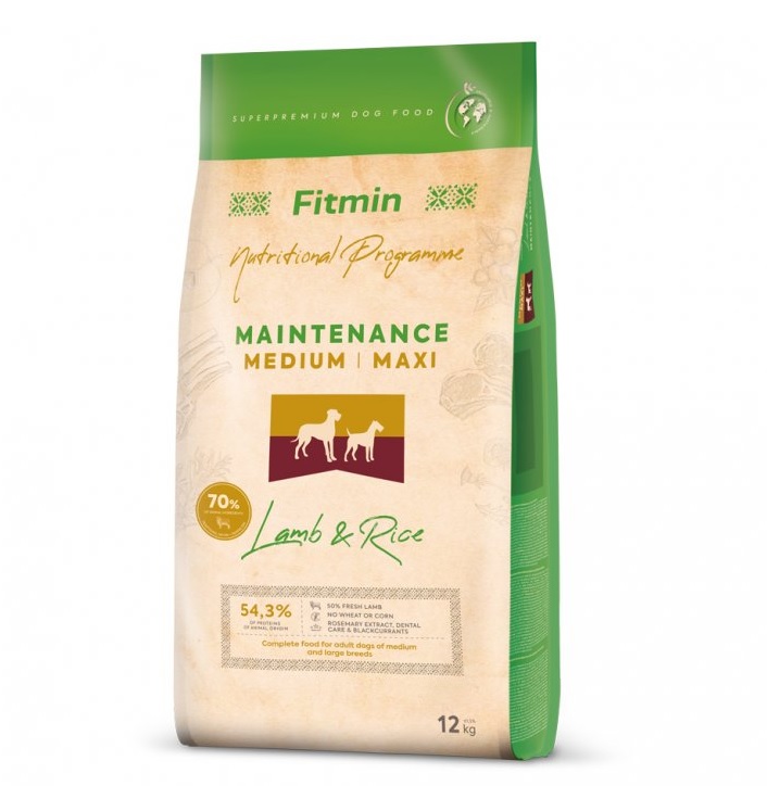 E-shop Fitmin MEDIUM/MAXI LAMB/rice - 12kg