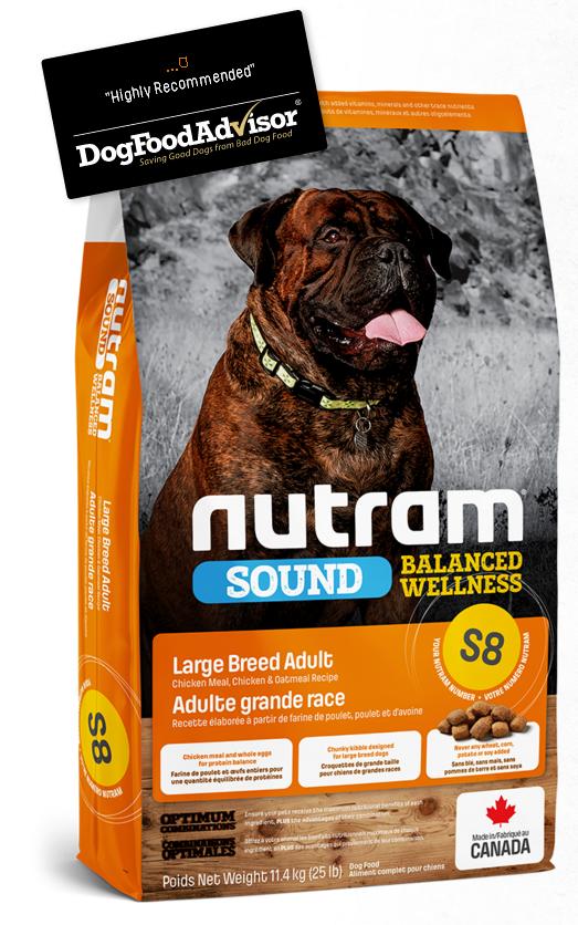 E-shop NUTRAM dog S8 - ADULT LARGE - 11,4kg