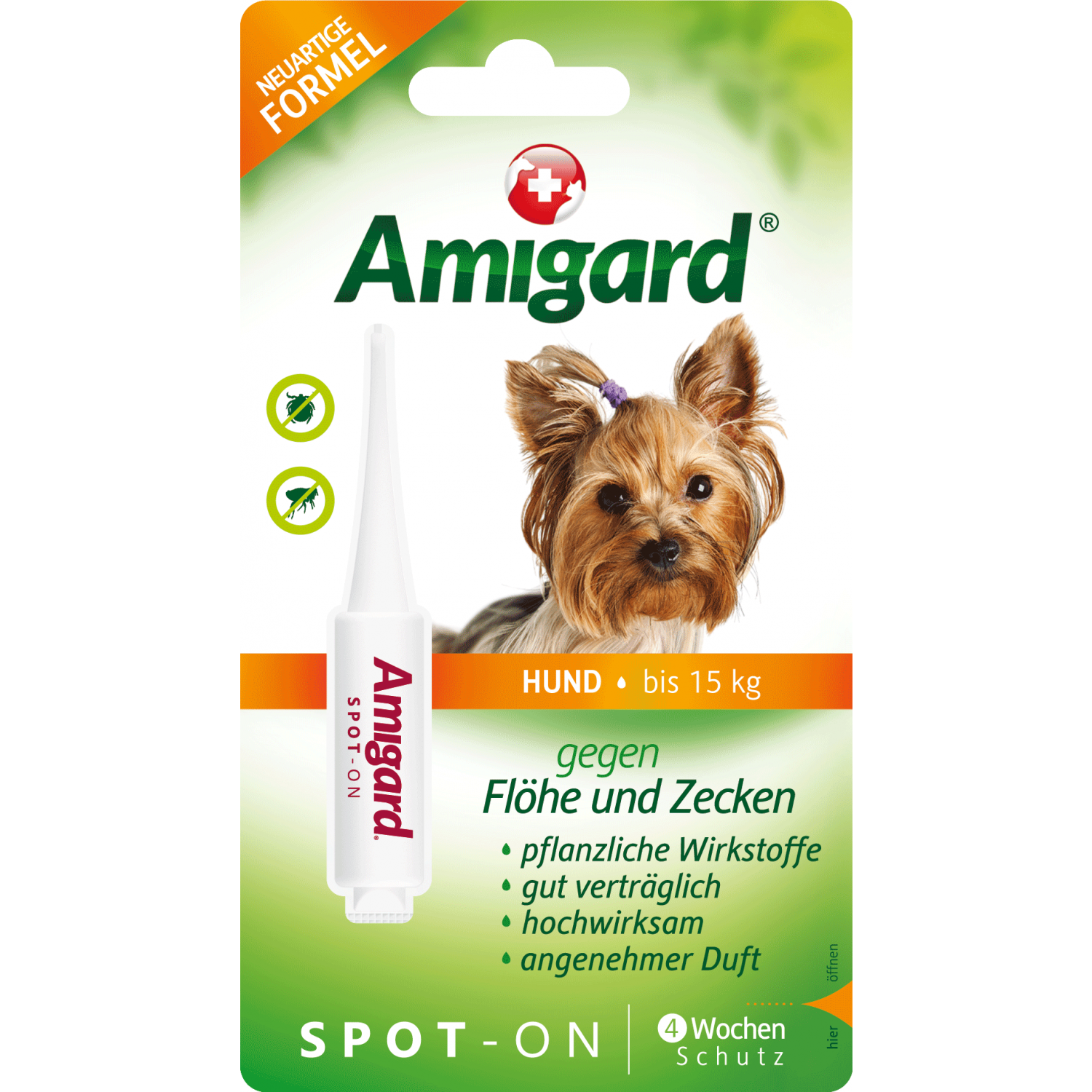 Amigard Spot-on Hund pro PSA do 15kg 1x2 ml - 1x2 ml