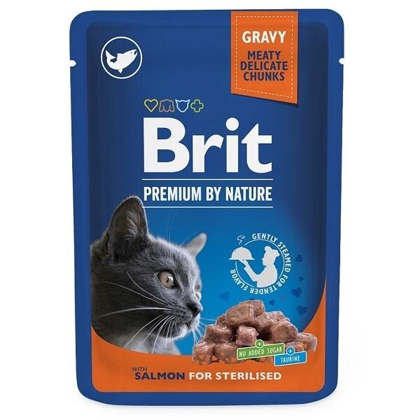 E-shop Brit Premium Cat Salmon for Sterilised 100g - 100g