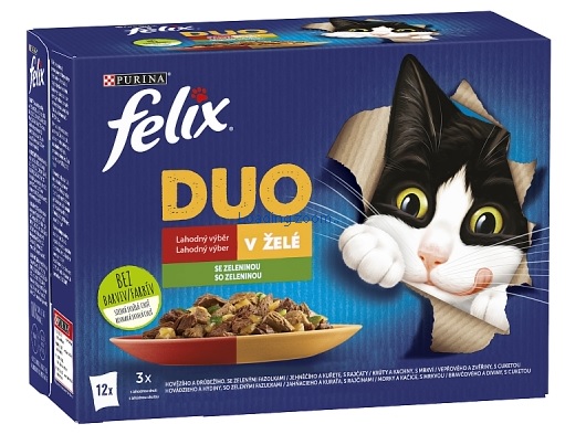 FELIX kapsa FANTAS. DUO LAHODNÝ výběr se zeleninou - 12x100g