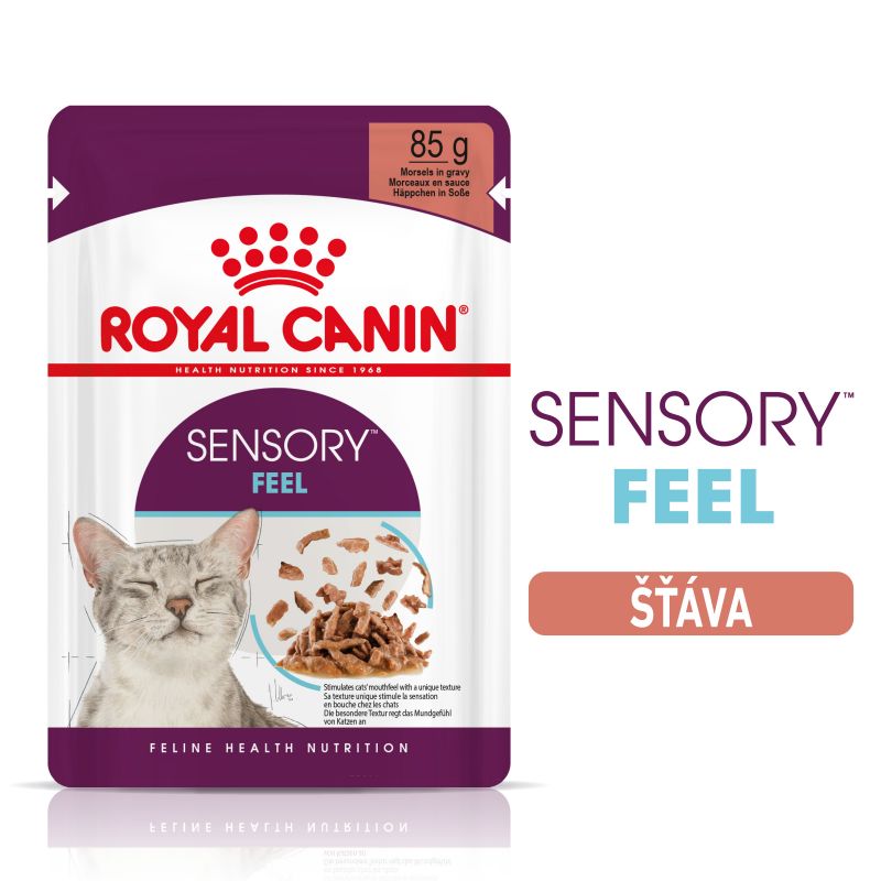 Royal Canin Sensory Feel v omáčce 12 x 85g - Royal Canin Sensory Feel v omáčce 12 x 85g