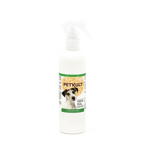 PETKULT – ŠAMPON ANIMAL SOAP – SPRAY bez oplachování - 250 ml