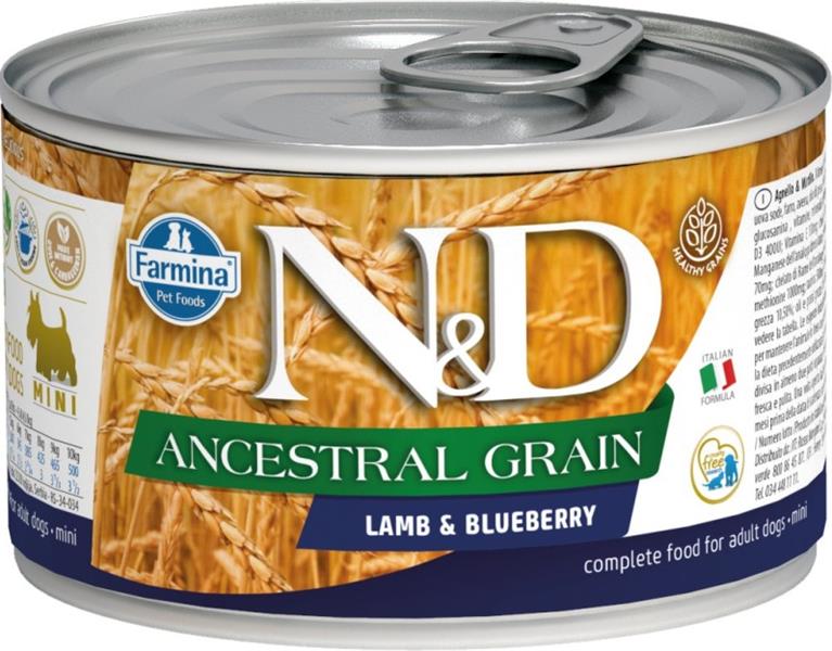 N&D Low Grain Dog konzerva Adult Lamb & Blueberry Mini 140 g - 140g