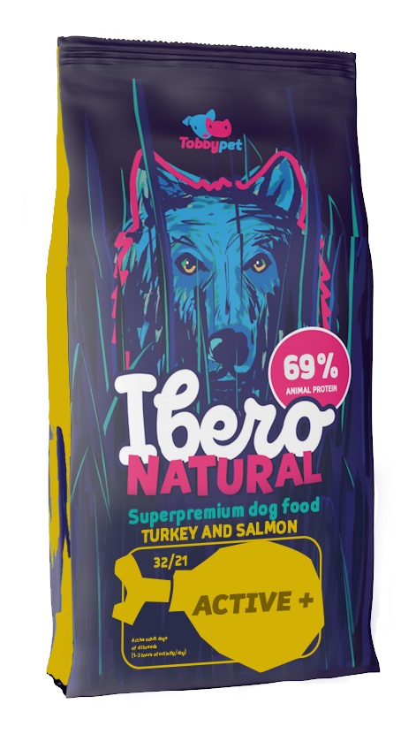 E-shop Ibero Natural dog ACTIVE plus - 2 x 12kg