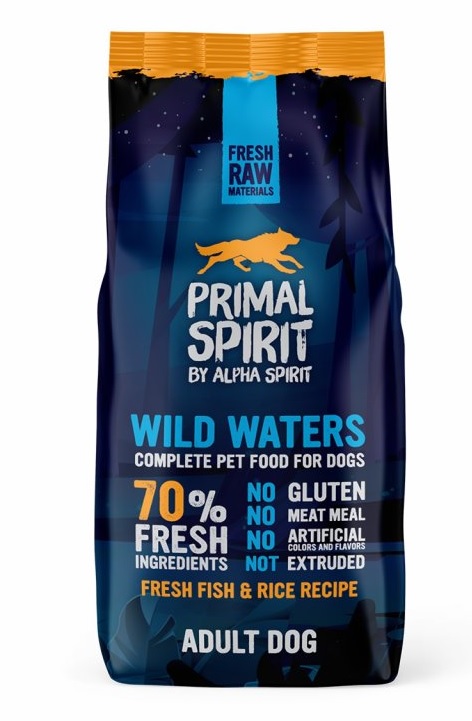PRIMAL spirit dog 70% wild waters - 12kg
