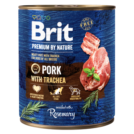 E-shop Brit Premium by Nature Pork with Trachea - 800g
