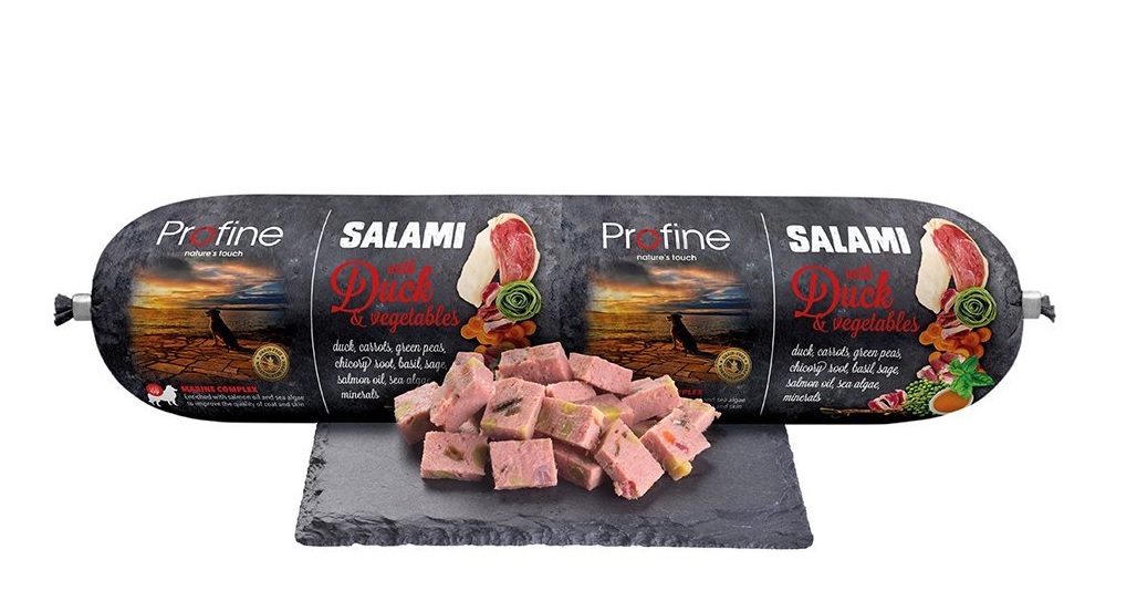 Profine Salámek s kachním masem a zeleninou 800g - 800g / expirace 29.9.2023