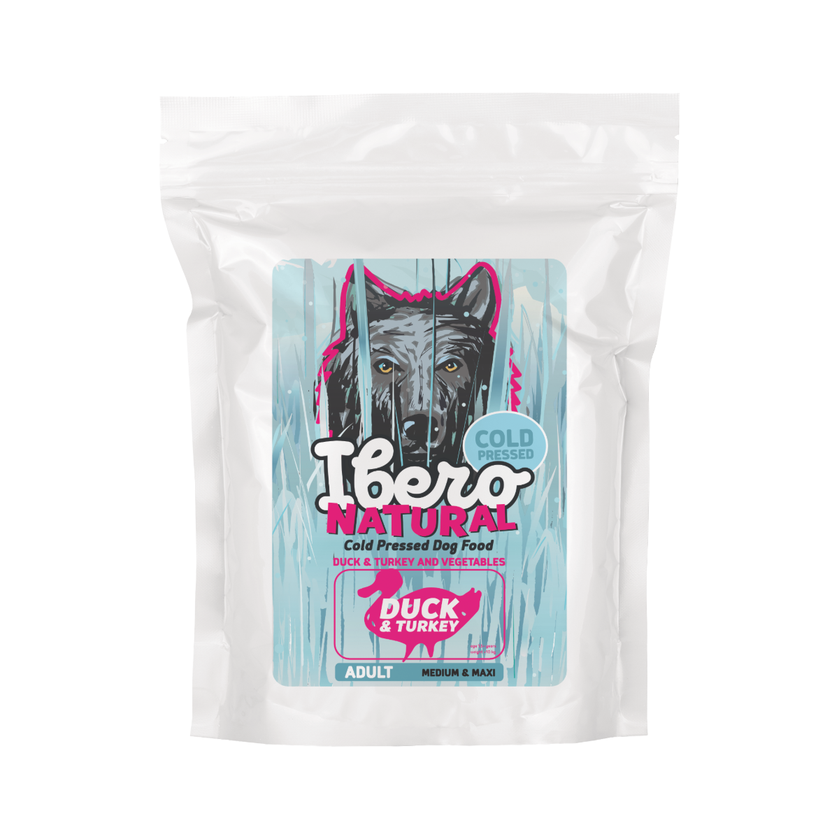 Ibero Cold Press Dog Adult Medium/Large Duck&Turkey - 3kg