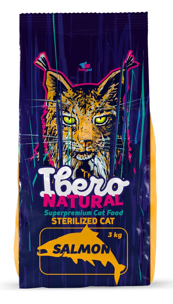 E-shop Ibero NATURAL cat STERILIZED - 3kg