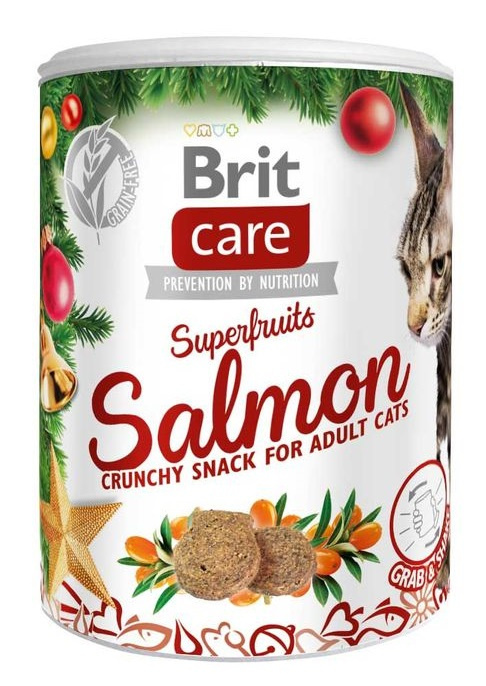 BRIT CARE CAT CHRISTMAS SUPERFRUITS - Vánoční pamlsky - 100g