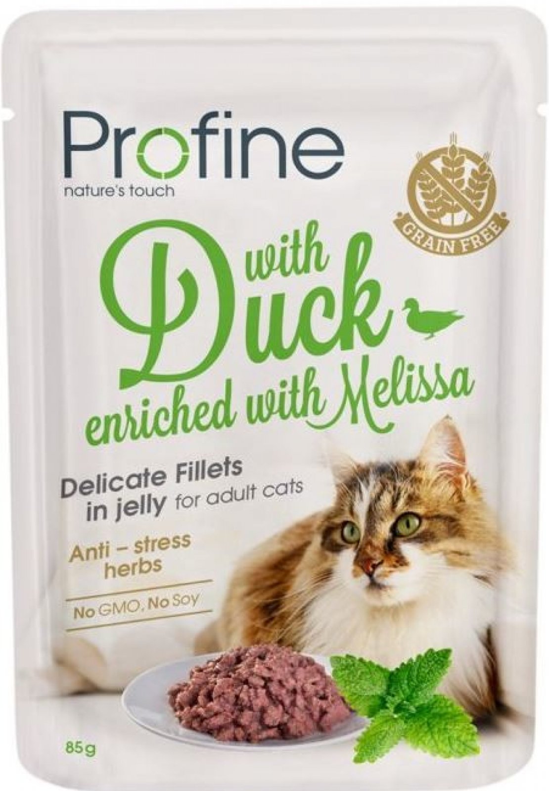 PROFINE cat kapsa DUCK in jelly - 85g / expirace 28.11.2024