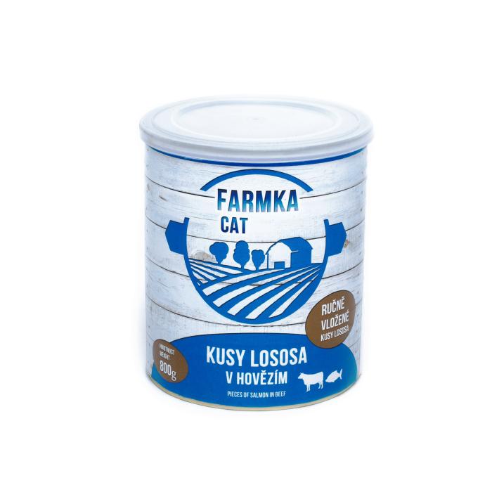 E-shop FALCO konzerva FARMKA cat losos - 800g