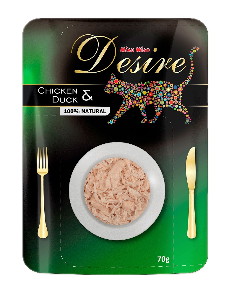 Desire Kapsa Adult Chicken/Duck - 70g