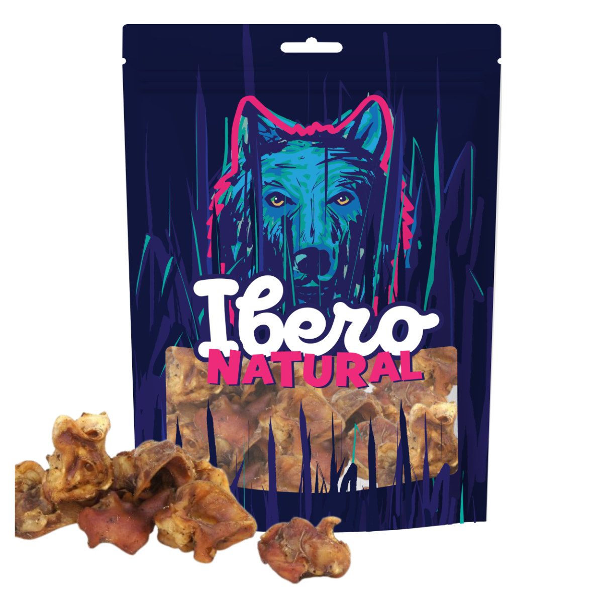 Ibero Natural Sušené Vepřové Záušky - 300g