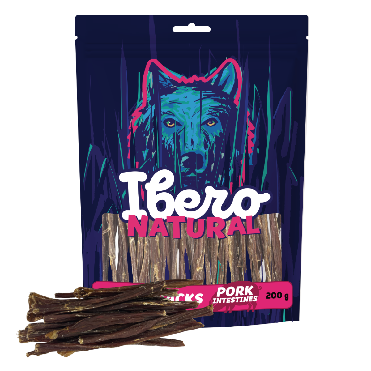 Ibero Meat Snacks vepřová střívka - 200g