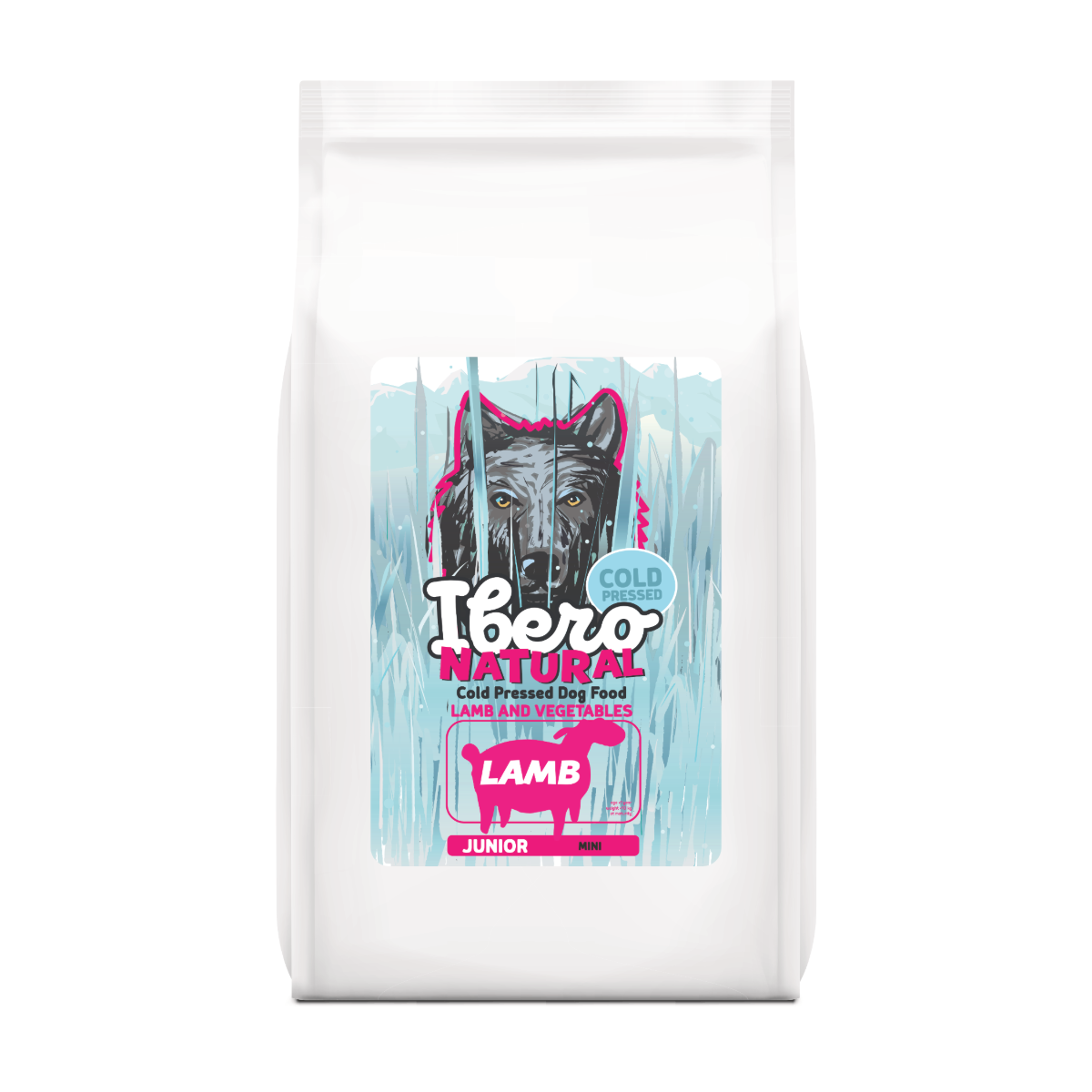 Ibero Cold Press Dog Junior Mini Lamb - 12 + 3kg GRATIS