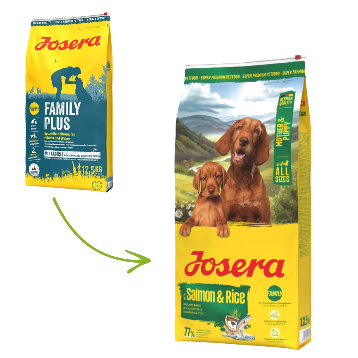 Josera Mother & Puppy Salmon/Rice - 12,5kg