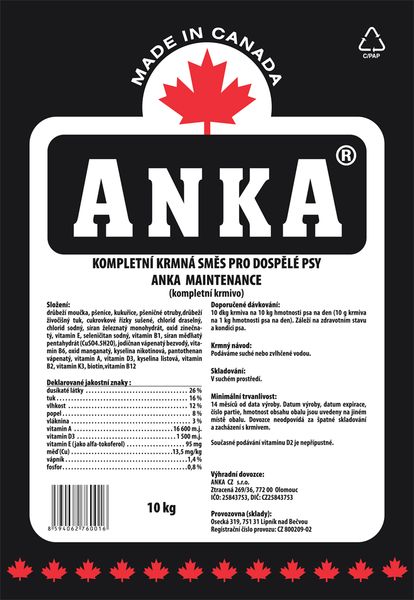 E-shop ANKA Maintenance - 10kg