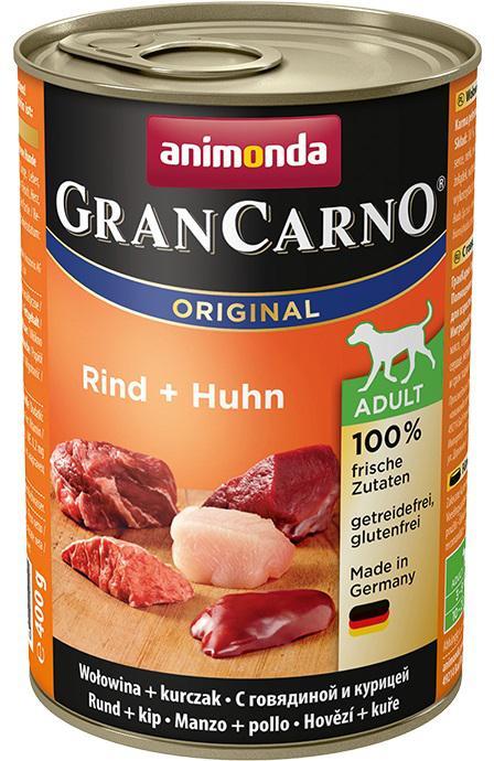 ANIMONDA dog konzerva Gran Carno hovězí/kuře - 400g