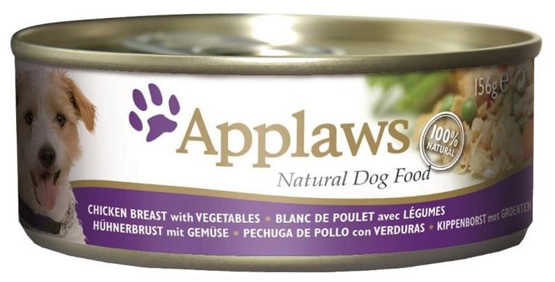 APPLAWS dog konz. KUŘE/zelenina - 156g