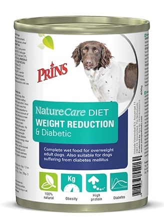 PRINS NatureCare Veterinary Diet WEIGHT REDUCTION & Diabetic - 400g