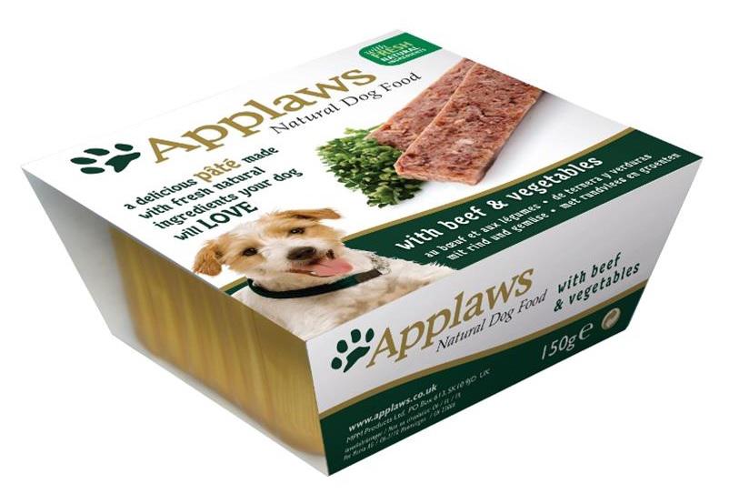 APPLAWS dog vanička HOVĚZÍ/zelenina - 150g