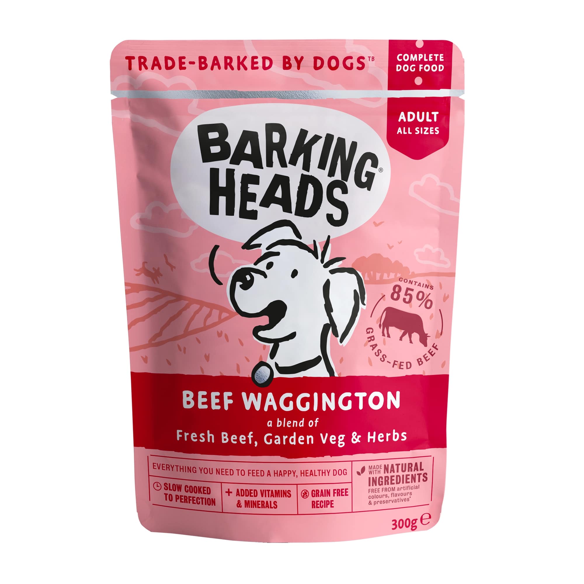Barking Heads kapsa BEEF waggington - 300g