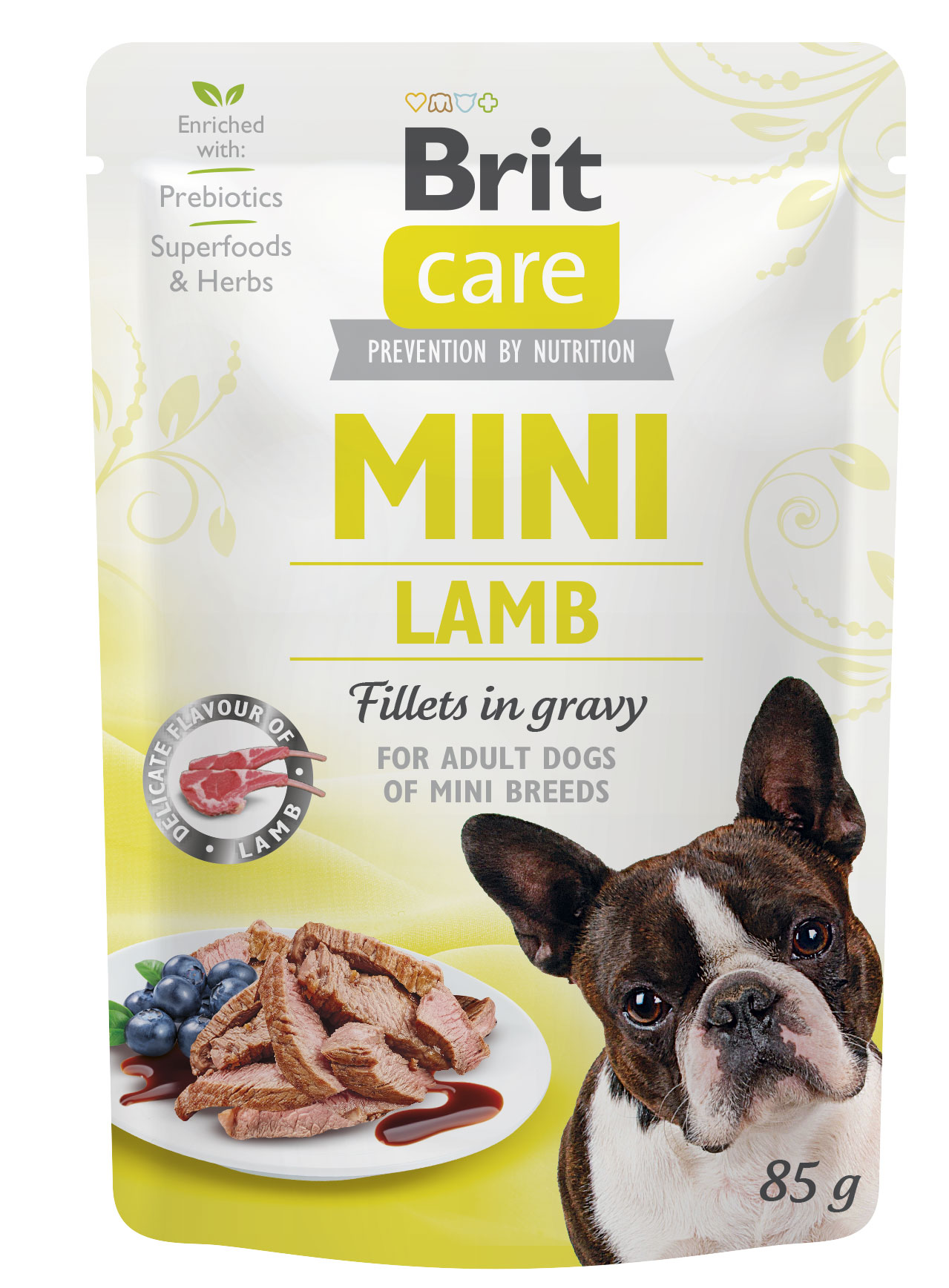 BRIT CARE dog  MINI kapsa ADULT  lamb - 85g