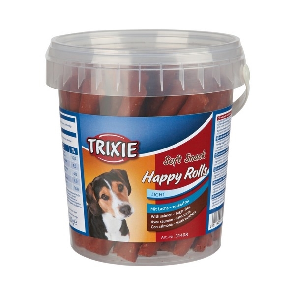 Pochoutka dog HAPPY ROLLS lososové tyčky (trixie) - 500g