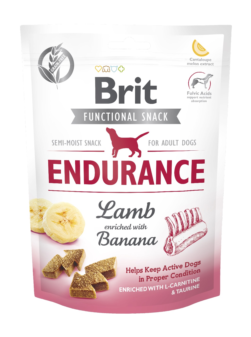 BRIT snack ENDURANCE lamb/banana - 150g