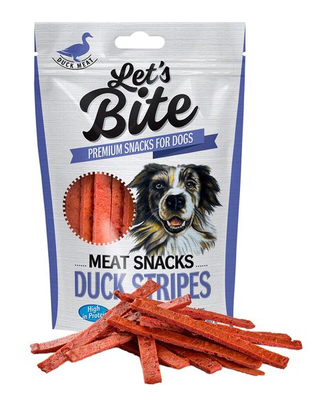 BRIT let's meat snacks DUCK stripes - 80g