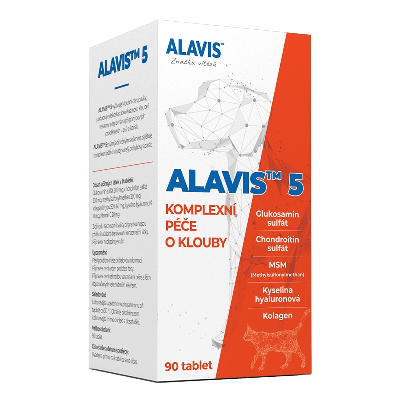 E-shop ALAVIS 5 pro psy/kočky - 90tabl.